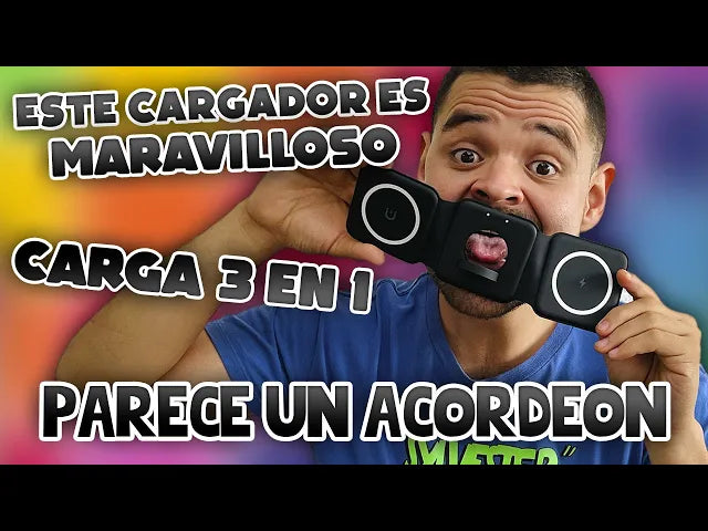 JAMAS ME ENAMORÉ de un CARGADOR ¡CARGA tu iPhone, Apple Watch y AirPods con CARGA RAPIDA!