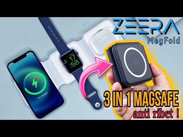 Wireless Charger 3 in 1 super compact buat perangkat apple !