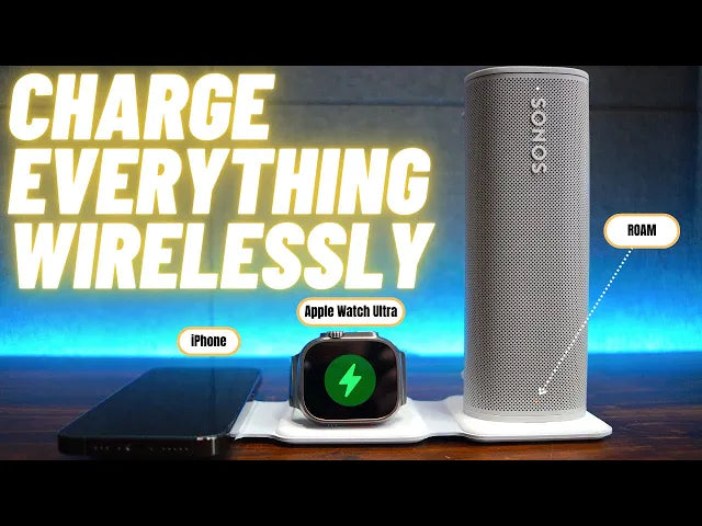 TriFold Zeera Megsafe charger - One cable, three devices, all wireless