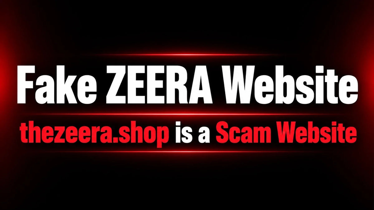 thezeera.shop Scam Alert: Fake ZEERA Websites, Official Store & How to Stay Safe