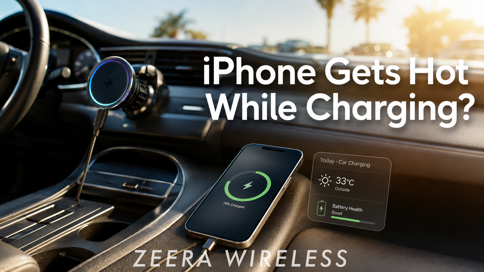iPhone Gets Hot While Charging in Summer? Why Qi2.2 25W Active Cooling Chargers Matter