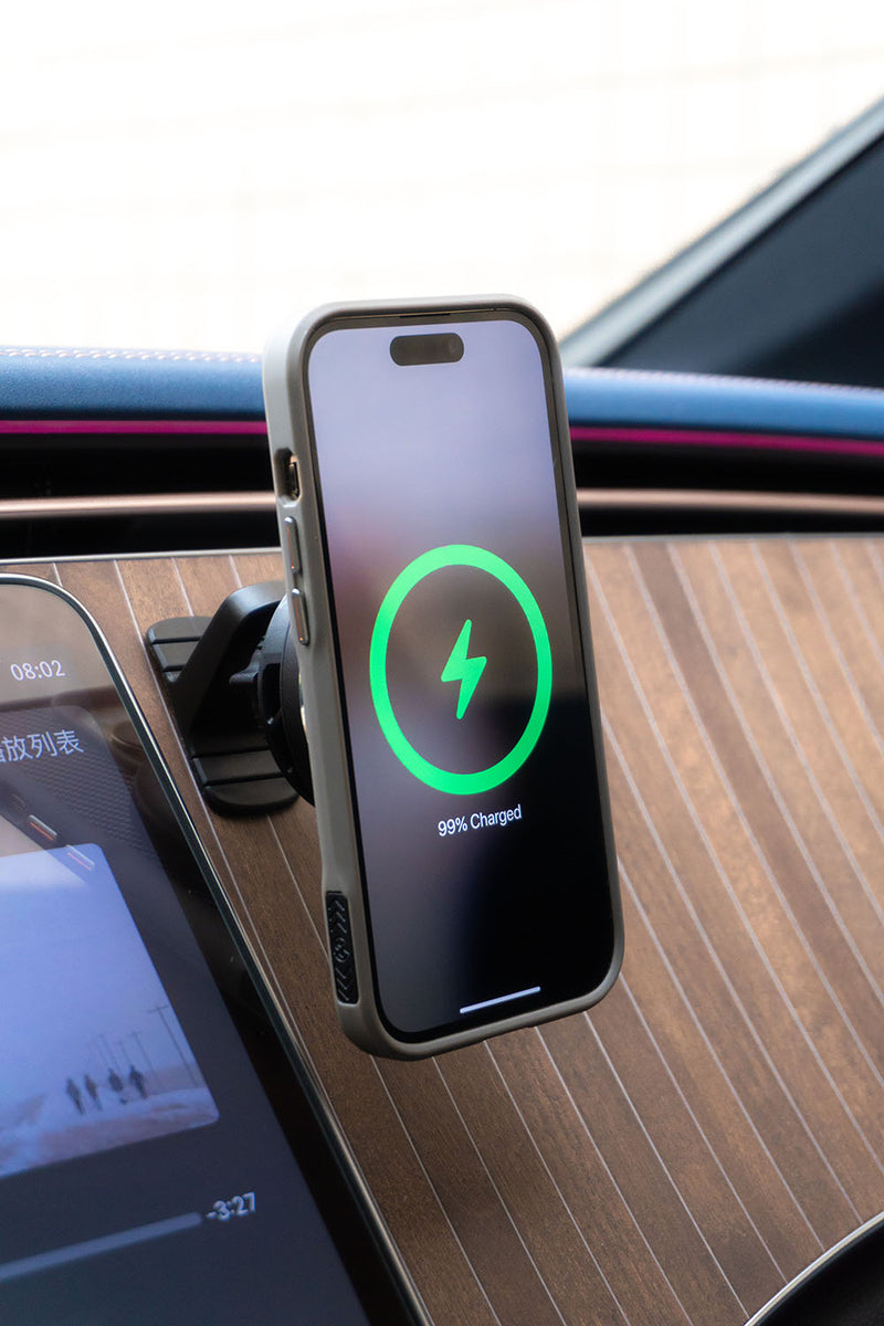 Chargeur Magsafe Sans Fil Magnétique Voiture 15W Pour IPhone Fiche Technique Et Prix Au Maroc