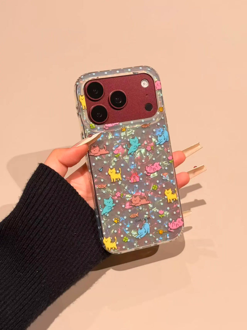 ZEERA Cute Cat case for iPhone 17 Pro and 18 Pro series