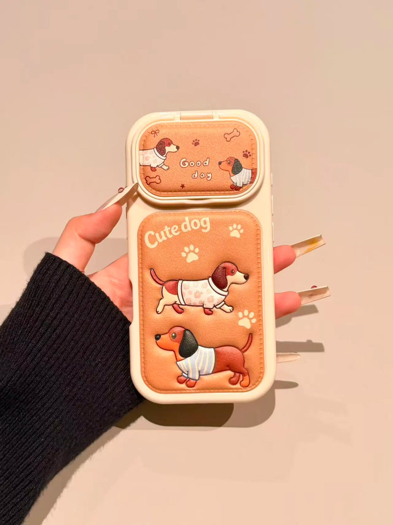 ZEERA Dachshund Mirror case for iPhone 17 Pro and 18 Pro series