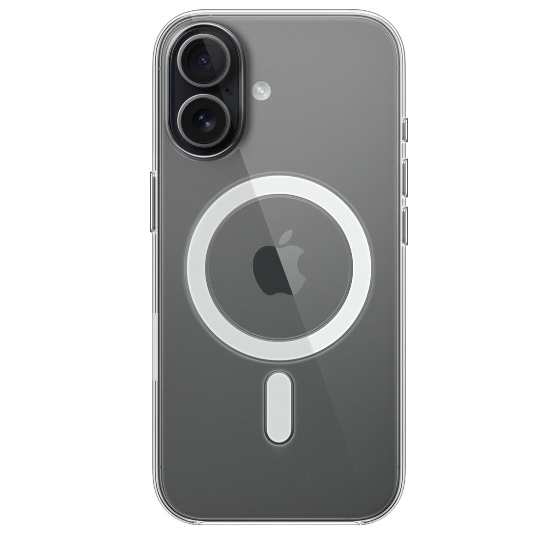 Ultra-thin clear iPhone case with MagSafe, anti-yellow coating