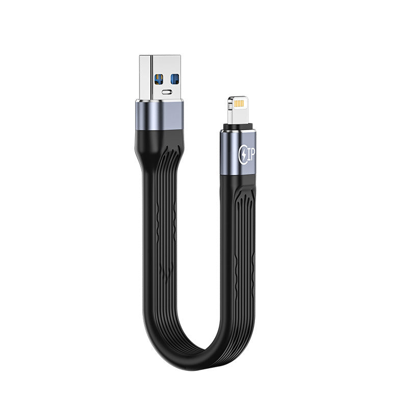 ZEERA FlexUSB Pro 240W USB-C Short Cable | 8K Display, 40Gbps Transfer, USB4 Full-Function, Flexible Flat Design