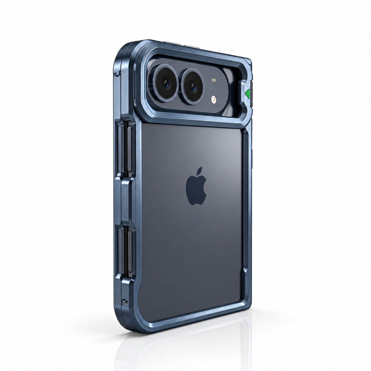 ZEERA FoldFrame Pro Case for iPhone Duo: Aluminum Bumper Case with Camera Kickstand & Magnetic Hinge Protection