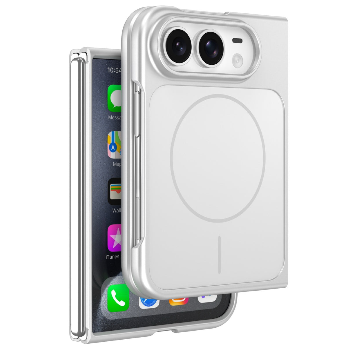 ZEERA FoldSlim Pro Case for iPhone Duo: Ultra-Thin MagSafe Case with Built-In Screen Protector