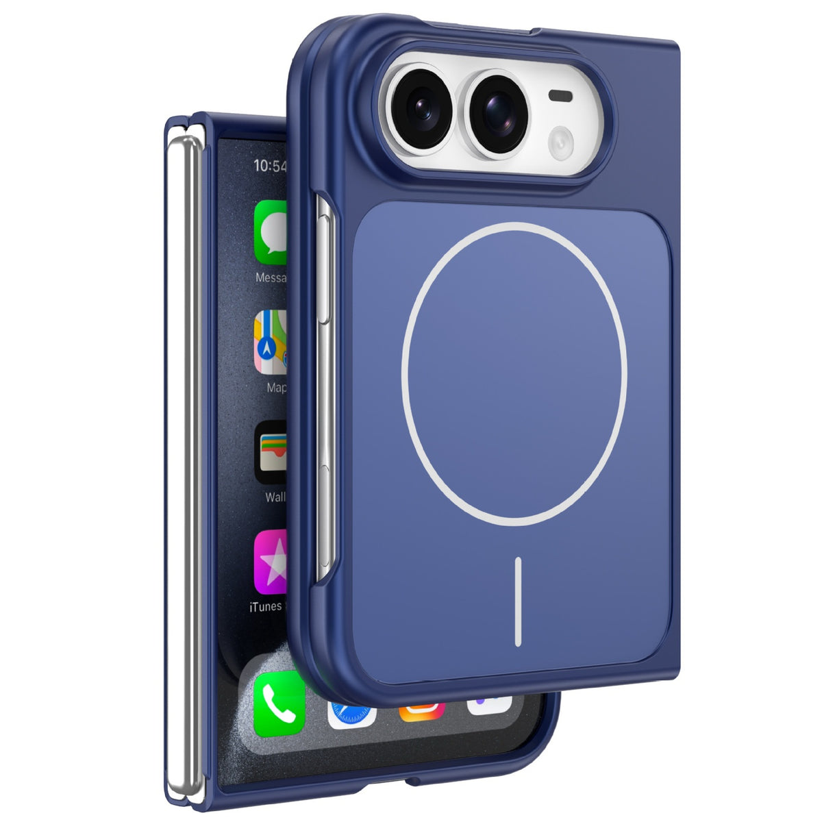 ZEERA FoldSlim Pro Case for iPhone Duo: Ultra-Thin MagSafe Case with Built-In Screen Protector
