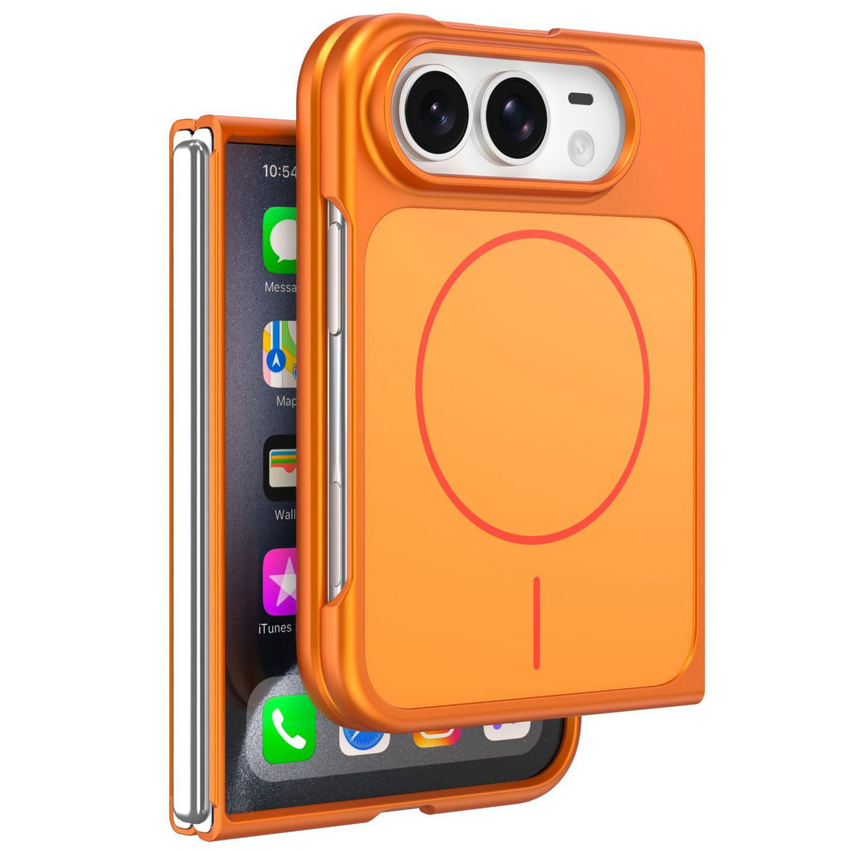ZEERA FoldSlim Pro Case for iPhone Duo: Ultra-Thin MagSafe Case with Built-In Screen Protector