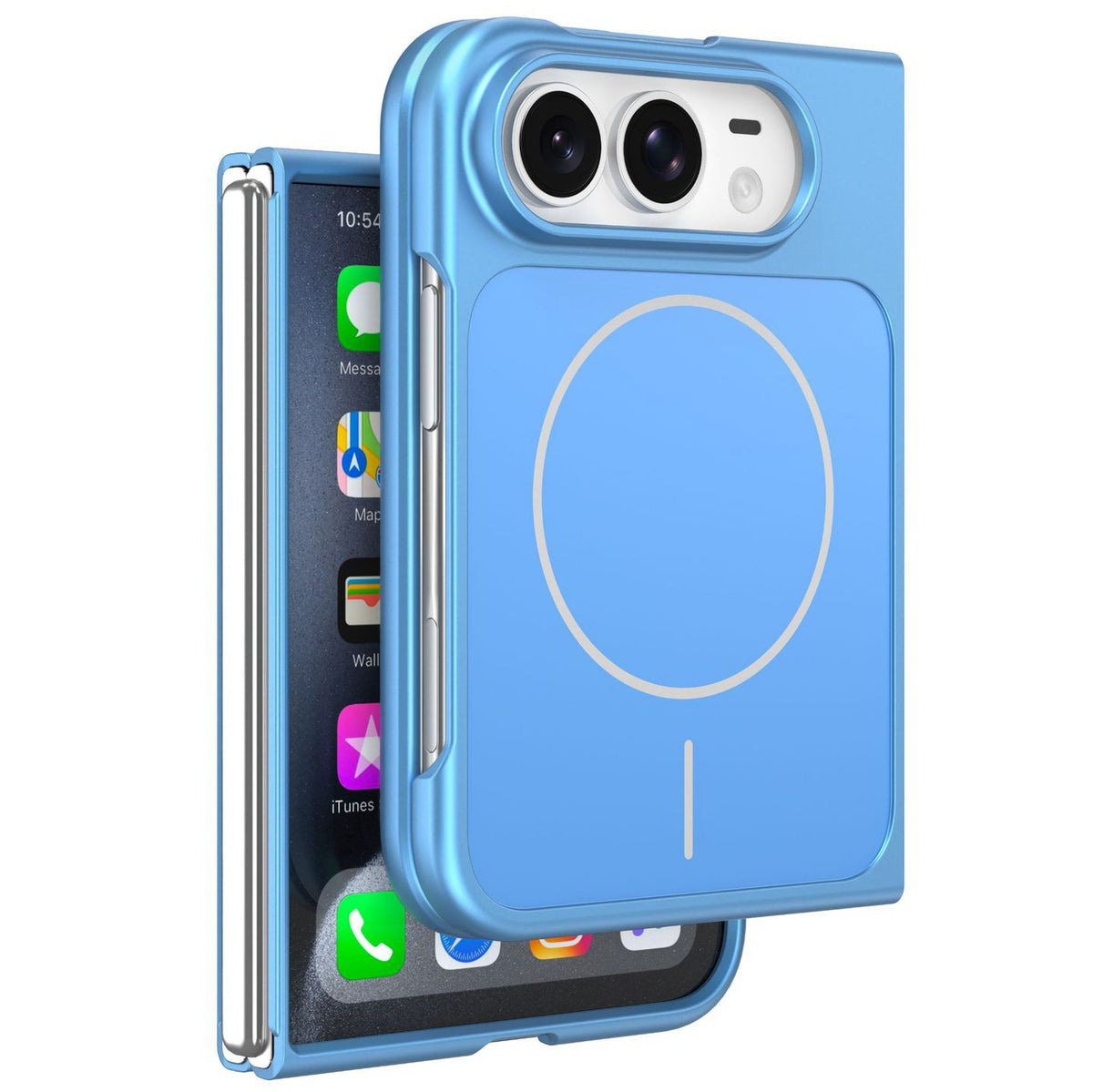 ZEERA FoldSlim Pro Case for iPhone Duo: Ultra-Thin MagSafe Case with Built-In Screen Protector