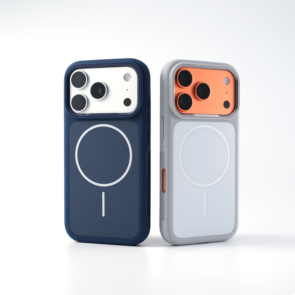 ZEERA MagDuoFrame Pro: MagSafe Case with Two-Tone Shockproof Silicone and PC Back for iPhone 17, 17 Pro Max