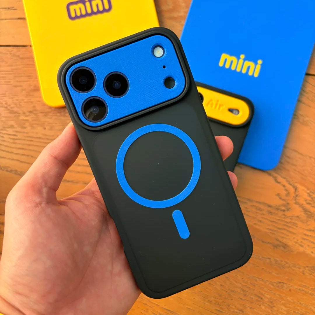 ZEERA MagPop Duo: Color-Block MagSafe Case with Lens Cover for iPhone Air & iPhone 17 Pro Max