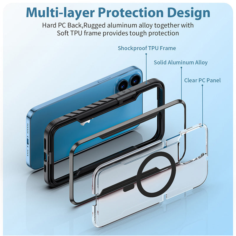 ZEERA Clear MagSafe Case Gen2 for ZEERA Clear MagSafe Case for iPhone 15, iPhone  15 Plus