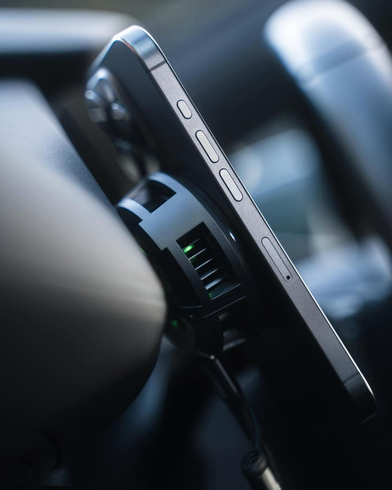 Cargador de montaje de coche MagSafe de refrigeración activa ZEERA SUVOLT GEN4 para iPhone 15 14 13 12 11 Pro/Pro Max/Plus/Mini