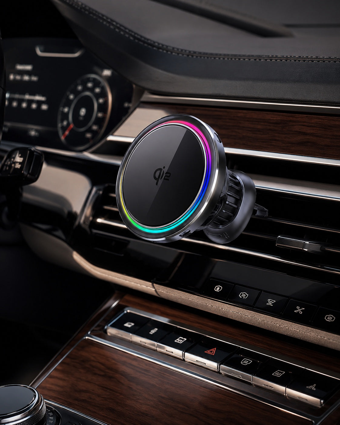 Qi2 25W MagSafe Car Charger | Active Cooling Wireless Fast