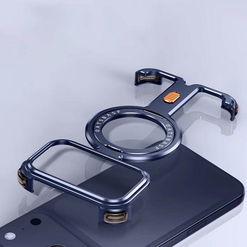 ZEERA Aluminiumlegierung MagSafe Kickstand Cooling Case: Mit futuristischer mechanischer Ästhetik