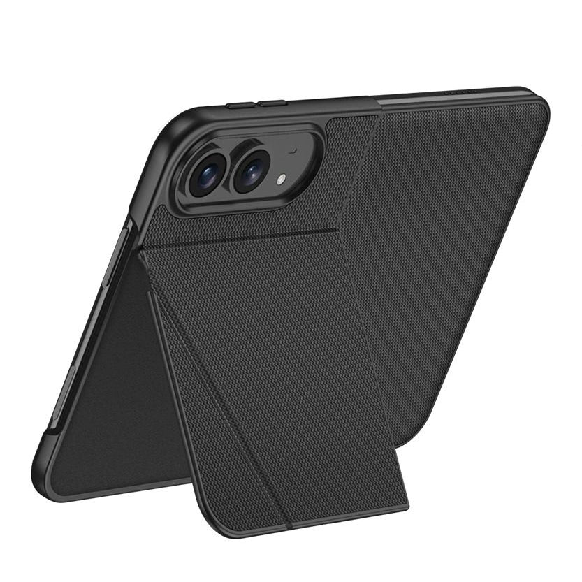 ZEERA FoldTex Pro Case for iPhone Duo: MagSafe Tech-Woven Folio Case with Portrait & Landscape Kickstand
