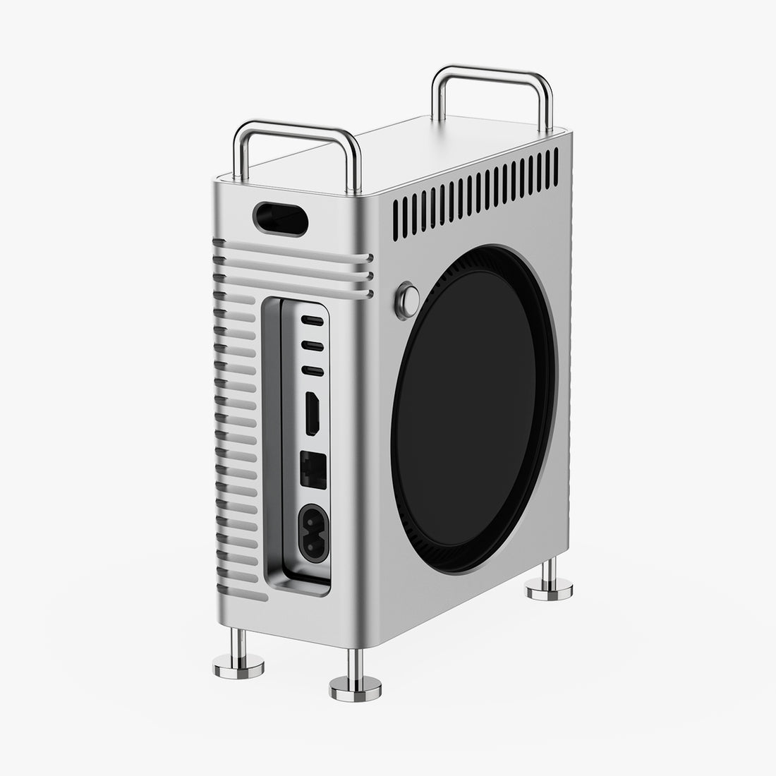 ZEERA MacForge Gen2: CNC Aluminum Stand Mac Pro Case for Mac Mini M4 P