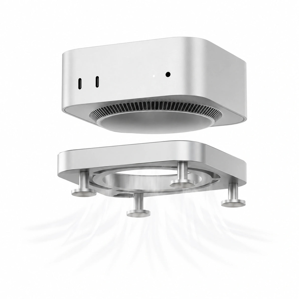 ZEERA MacFrost Pro: 30W Thermoelectric Active Cooler + Aluminum Stand for Mac Mini M6, M5 Pro & M4