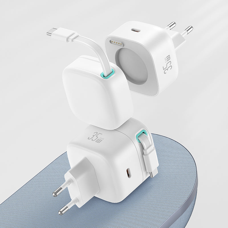 ZEERA x THEVOXN 5-in-1 Dual MagSafe Charger Stand for iPhone 16 Pro Max & AirPods & Apple Watch