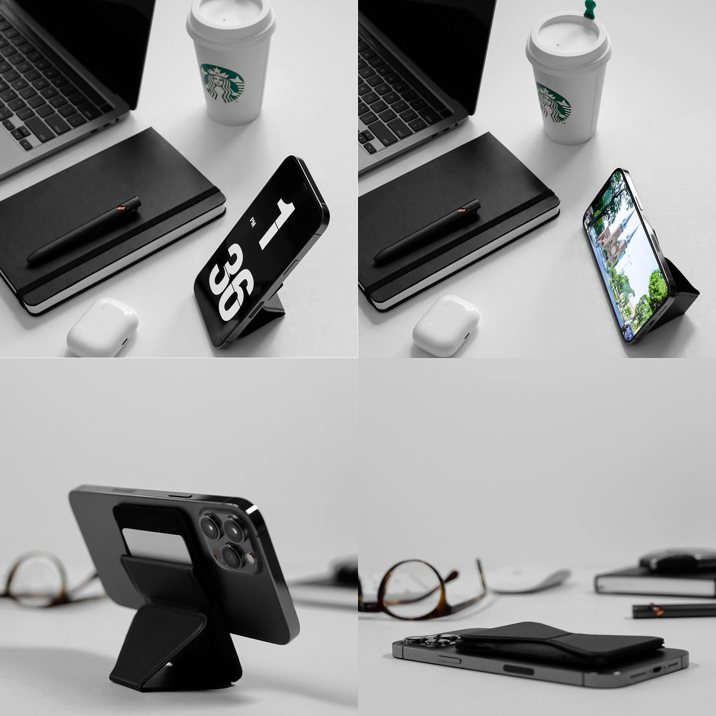 Cavalletto per portafoglio ZEERA MagSafe per iPhone serie 14 e iPhone 13 e iPhone serie 12 