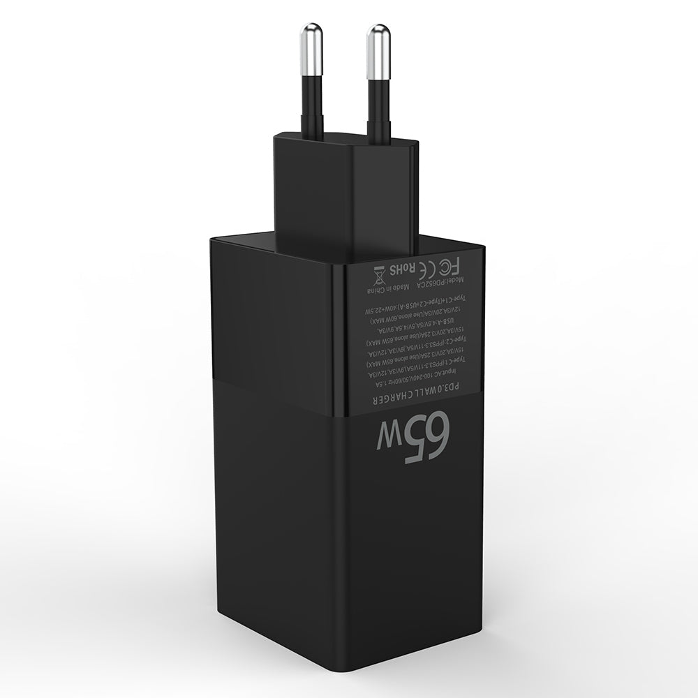 Caricatore 65W GaN 3 Porte USB-C E USB-A - Ricarica Rapida Per PC E Telefono - Foto 11