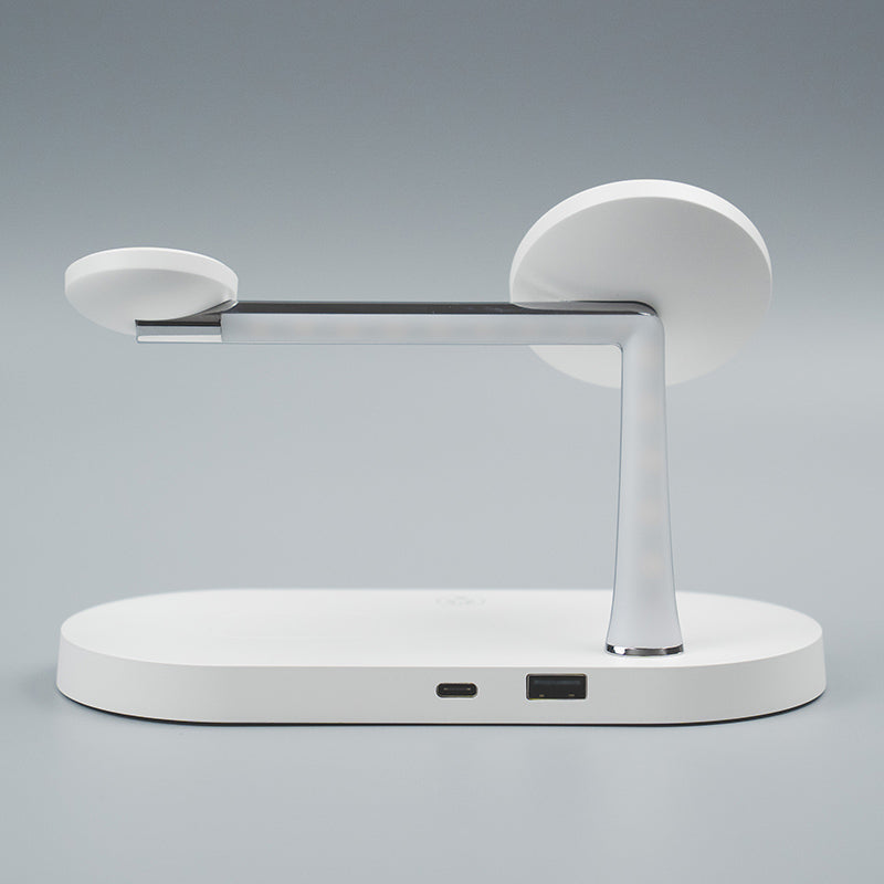 ZEERA 5-in-1 Desktop MagSafe Charger Stand for iPhone 15,14,13,12,11 series & AirPods & Apple Watch