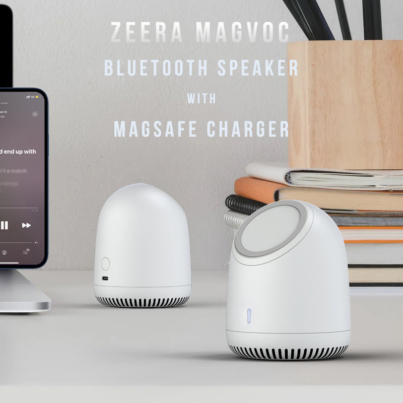 Altavoz Bluetooth ZEERA MagVoc con cargador MagSafe para las series iPhone 13 y iPhone 12 